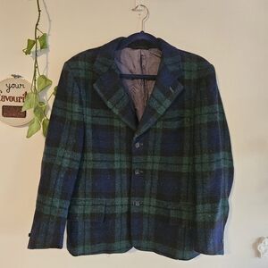 Harris Tweed Hand Woven Scottish Wool Coat